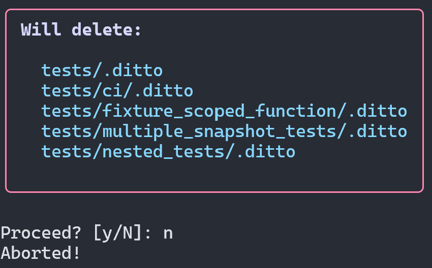 ditto clean
